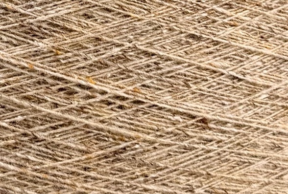 Zimpfer Wolle Selezione Art. Cardiff Tweed Nm 1/10500 – Merino Seide Garn col. Sandbeige